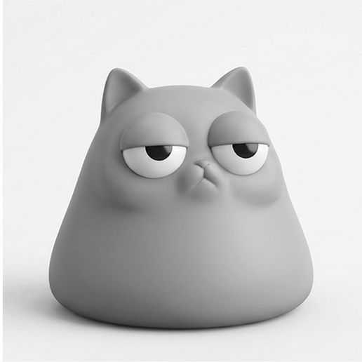 Bored Cat Figurine