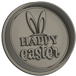 39.png Easter Cookie Cutter and Embosser Set Happy Easter With Bunny Ears
