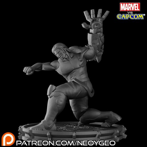 👨 SPENCER - BIONIC COMMANDO - MARVEL VS CAPCOM 3・Free STL File for ・Cults