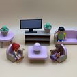 IMG_3418.jpg Complete 3D-Printed Dollhouse Living Room Set: Modern Miniature Furniture & Decor!
