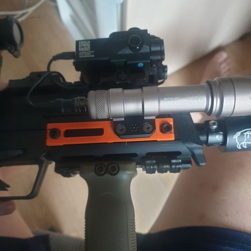 mp7 side rail (mlok) 3D model