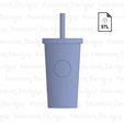 Untitled.jpg Starbucks Smooth Tumbler Inspired Keychain STL File