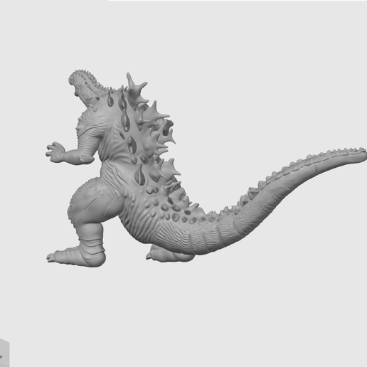 🎬 Godzilla・ STL File for 3D printing・Cults
