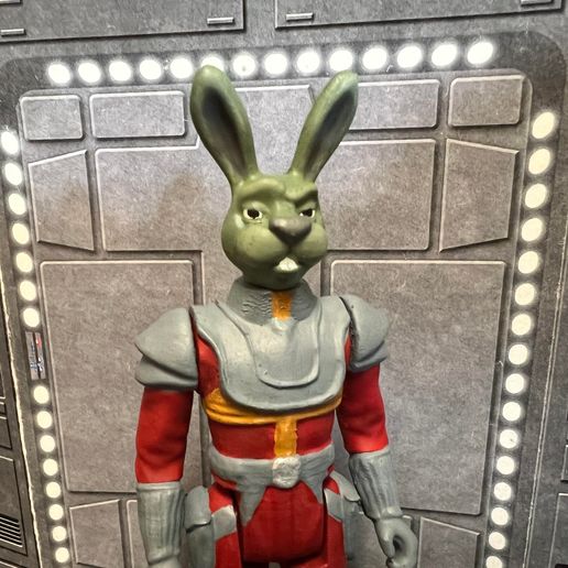 ⭐ STAR WARS COMIC BOOK JAXXON RABBIT, VINTAGE CUSTOM FIGURE. 1/18, 3.75 ...