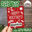 COPERTINA.jpg 🎅 Christmas Money Card holder - by AM-MEDIA (money card, Christmas gift, Money gift, Christmas Cash gift, Teen gift, Christmas gadget)