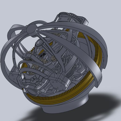 Assy Tourbillon 07.JPG Archivo STL gratis Gyrotourbillon - Modelo Jaeger-LeCoutre・Plan imprimible en 3D para descargar, mcmaven