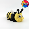 Flexi-Bee-Remb-Studios-2.png Cute Flexi Bee | Print-in-place | Без поддержки