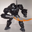 primal2.png Sword Arm Mounts for Transformers Takara Ultimate Optimus Primal