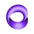 2_section_cross_section_B_v0.STL Dual Material - torus with spiraling cross section