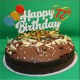 BirthdayCake2.jpg Happy 23rd Birthday Cake Topper