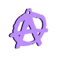 Anarchy.stl Archivo STL gratis Llavero de la anarquía・Modelo de impresión 3D para descargar, MixedGears