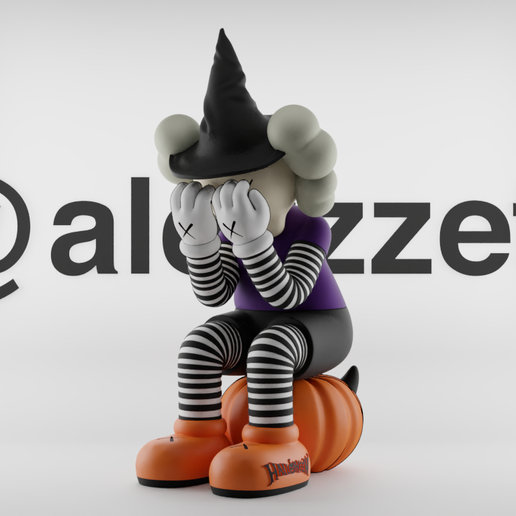 🎃 Kaws Passing Through Halloween #HALLOWEENXCULTS・ STL File for