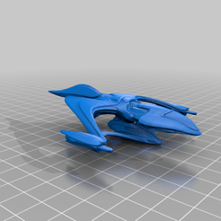 Prototype_v1.png STL-Datei White Star Prototype Hybrid Fighter kostenlos・Design für 3D-Drucker zum herunterladen