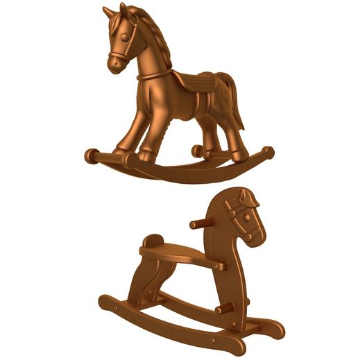 Rocking Horse /  Rocking Chair / Rocking Horse stl / Rocking Horse printer / horse stl / toy horse