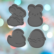 treats.png Easter Candy Cookie Cutter Set Mini 6cm