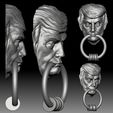 2.jpg Door knocker Trump 3D printable