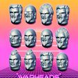 Galaxy-Warriors-Heads-B.jpg Galactic Warriors - 51 x Heads