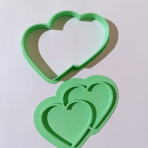 cookie cutter hearts 3D model