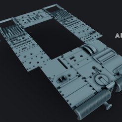 Screenshot-1268.png Airbus A320 Central Pedestal Panels 3d Print