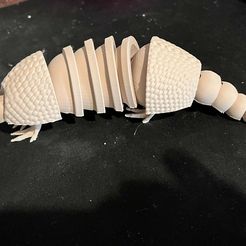 Flexi Armadillo (Articulated) Print-in-Place Lever Toys