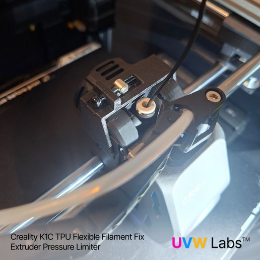 Creality K1C TPU Flexible Filament Fix – Extruder Pressure Limiter