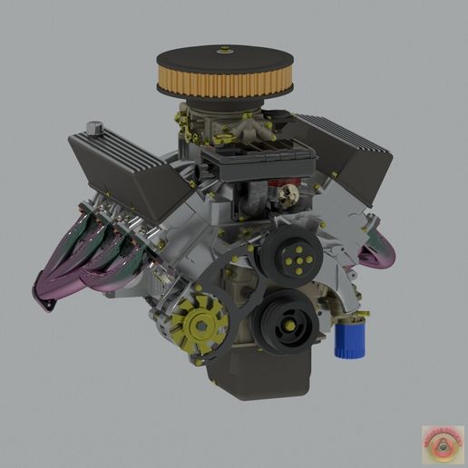 Ford-427_Render_3.jpg FORD 427 - ENGINE
