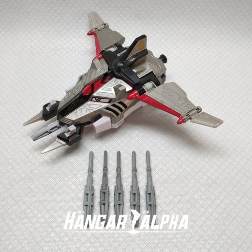 Missile for DX Engine Combination Series 08: Engine Jetras - Engine Sentai Go-Onger / Tiger Jet 08 - Power Rangers RPM.