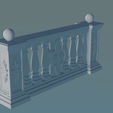 Renaissance_Balustrade_Render-01.png Classic Renaissance Cement Balustrade – 3D Printable Architectural Model