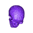 Celtic_Skull.stl Fichier STL gratuit Crâne celtique・Plan pour imprimante 3D à télécharger