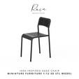 IKEA-inspired-Adde-Chair-2.png IKEA-inspired Adde Chair, Miniature Furniture, Modern Style Miniature Furniture, Mini Furniture