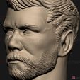 08b.jpg Thor Head - Chris Hemsworth - Avenger - Infinity War 3D print model