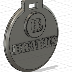 Brabus-1.png Pendant porte clé Brabus / Brabus Key ring ornament