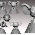 dumbocircusnocolor.jpg Dumbo PopFunko Circus 3D print model