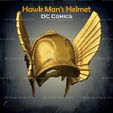 4.jpg Hawkman Helmet From DC Comics - Fan Art 3D print model