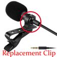 Replacement Clip lavalier microphone / neckmic clip replacement