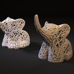 00000.jpg Fichier 3D Décoration d'éléphant・Plan pour imprimante 3D à télécharger