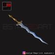 06.JPG Fire Emblem Awakening Robin Levin Sword - Weapon Cosplay 3D print model