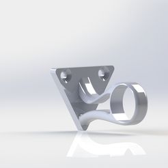 Soporte.jpg Free STL file curtain bracket/support. Curtain bracket・3D printable model to download