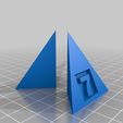 7_orange_small_triangle_tangram.jpg 3D Pyramid Tangram with Sphinx Holder