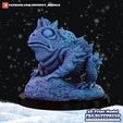 Ice_Toad_render.jpg Winter Monsters - Tabletop Miniatures 3D Model Collection
