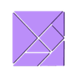 tangram-set.stl Parametric Tangram set