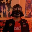 tyger.jpg STL file Cyberpunk 2077 Kabuto Helmet・Model to download and 3D print