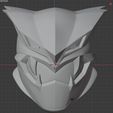 Annotation-2020-05-29-102818.jpg Tokumei Sentai Go-Buster Dark Buster fully wearable cosplay helmet 3D printable STL file