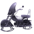 b12.png Sci-Fi XR 777 AERO MOTORCYCLE  1:10  SCALE MODEL KIT