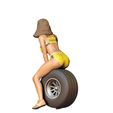 Pit-Girl40077.jpg N4 Pit Girl with Tire