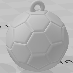 Capture-d’écran-666-1.png STL-Datei Fußball 20mm Ohrring oder einfacher Ball zur Dekoration・Modell zum Herunterladen und 3D-Drucken