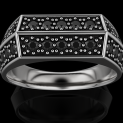 Scene_Package_ArtSpeshal_VINS2.2495.png Fichier STL Bague élégante avec diamants 674・Modèle pour impression 3D à télécharger
