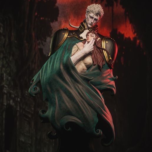 もっぷさん専用アーケード基板 Vampire Hunter & X-Men 🧛 MEIER AND CHARLOTTE (VAMPIRE HUNTER D) STL for 3D Printing・ 3D