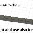 24_Ft_Cap-Horz.jpg N Scale - Stone Cap section for top or sides of stone walls.