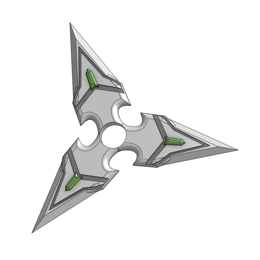 🦸 Genji's shuriken・Free STL File for 3D printing・Cults